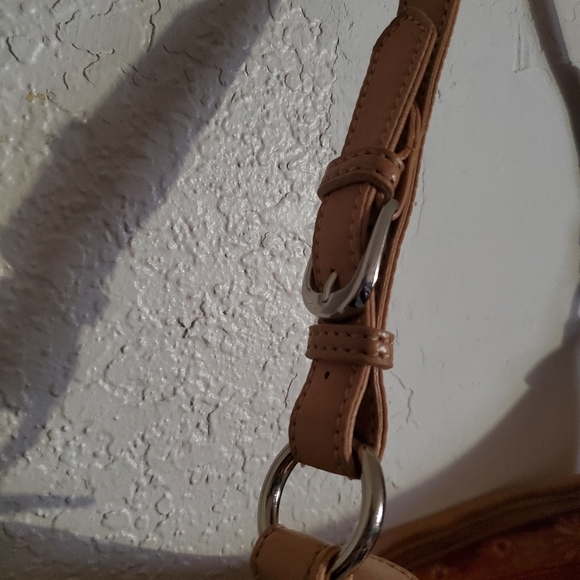 The Sak Mini Hobo Style Leather Shoulder Bag Purse - Picture 7 of 8